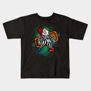 Neon BeetleJuice Animated Version Kids T-Shirt